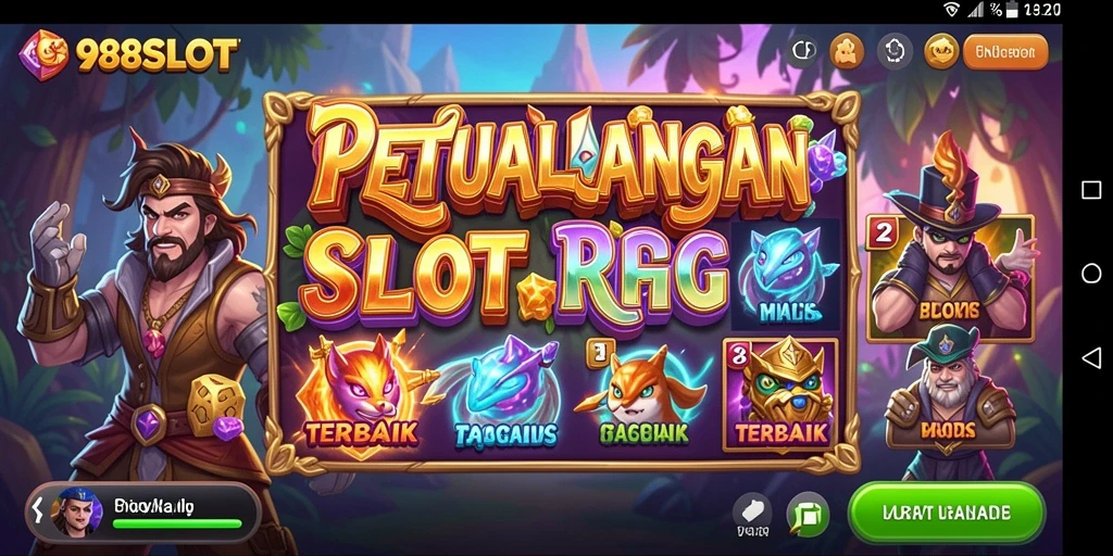 Tampilan gameplay menarik di 988SLOT dengan elemen RPG yang mendalam.