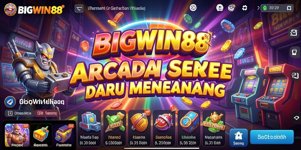 Gameplay seru dan menantang dari BIGWIN88 di layar.