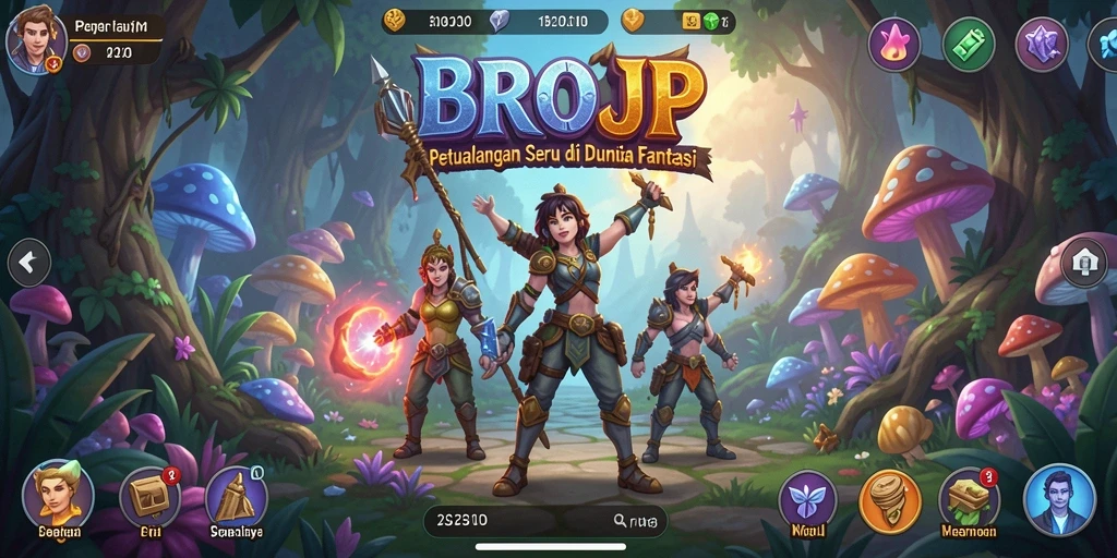 Screenshot BROJP menampilkan aksi petualangan yang mendebarkan.