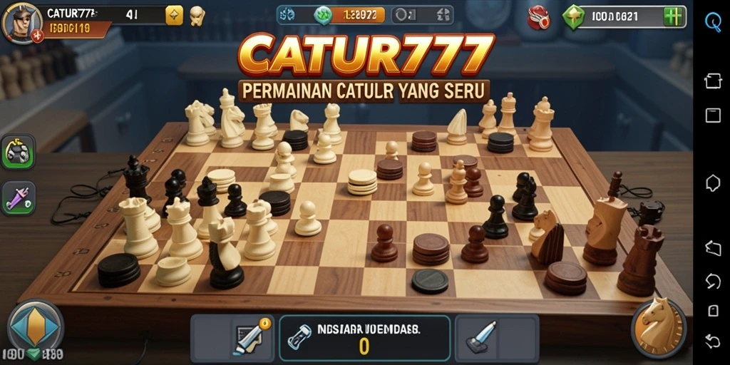 Tampilan gameplay CATUR777 yang menarik dan interaktif dalam format Idle.