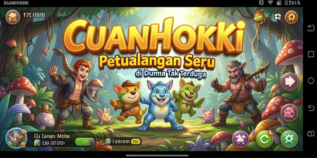 Tampilkan tampilan dinamis dan menarik dari gameplay CUANHOKI.