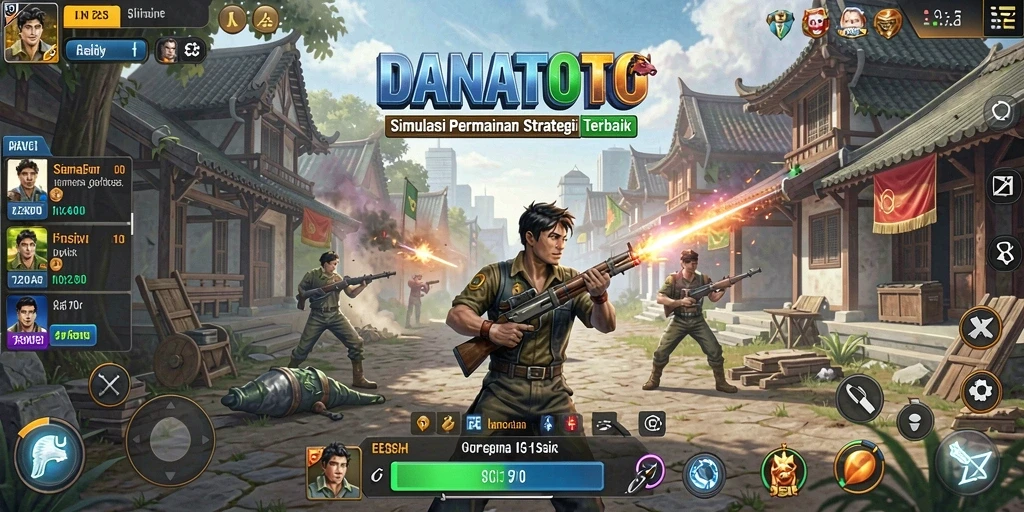 Screenshot utama DANATOTO menampilkan gameplay menantang dan strategi yang menarik.
