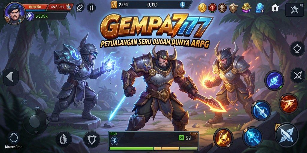 Tampilan gameplay seru dan menakjubkan dalam dunia GEMPA777.