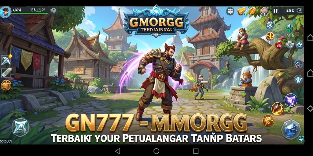 Screeshot gameplay GN777 menampilkan aksi pertempuran yang seru dalam MMORPG.