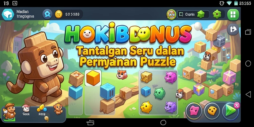 Tangkapan layar HOKIBONUS menampilkan gameplay seru dengan tantangan menarik.