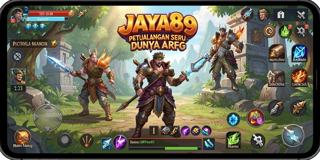 Gameplay seru JAYA89 dengan pertarungan mendebarkan.