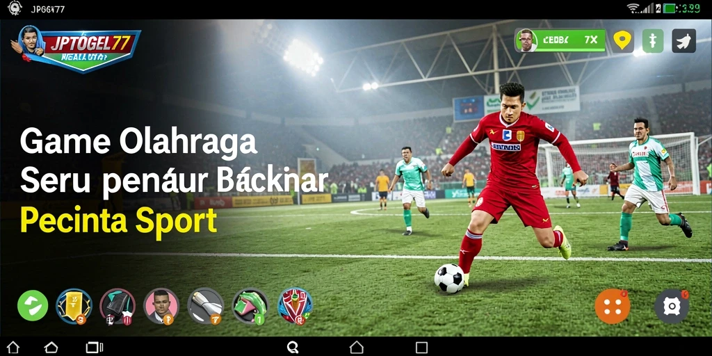 Tampilan permainan olahraga yang menegangkan dari JPTOGEL77.