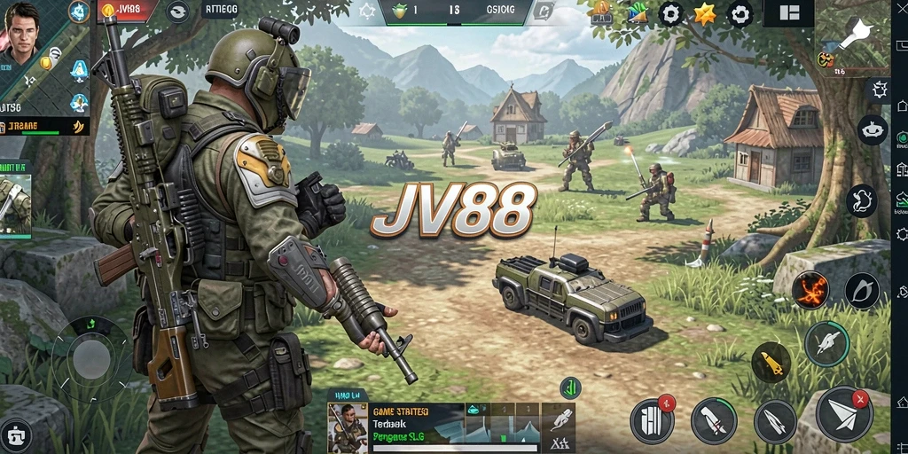 Tampilan gameplay SLG yang menakjubkan dari JV88.