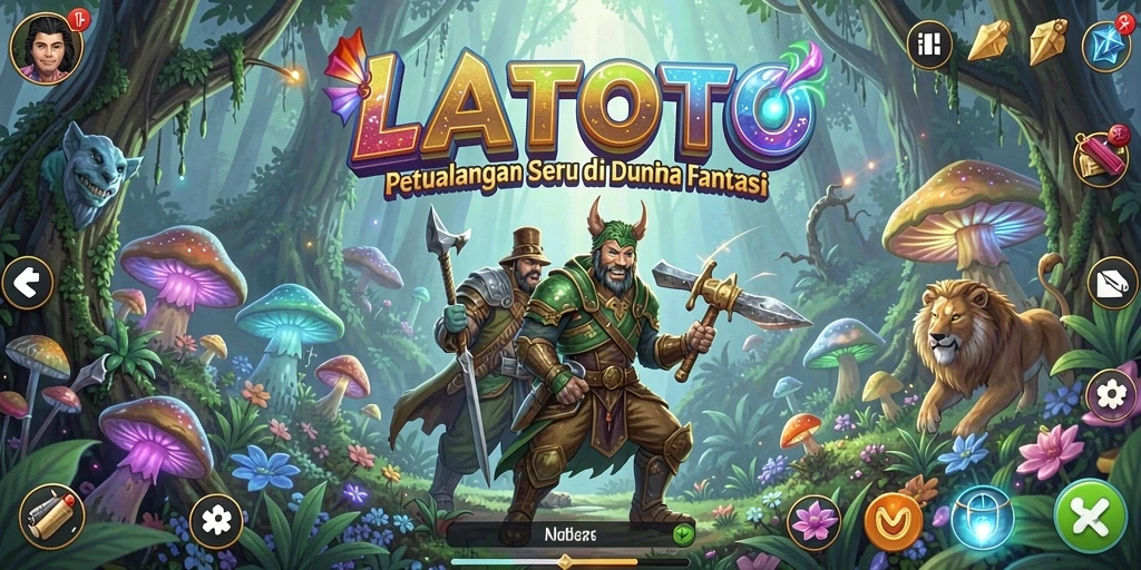 Screenshot LATOTO menampilkan gameplay seru di dunia petualangan fantasi.
