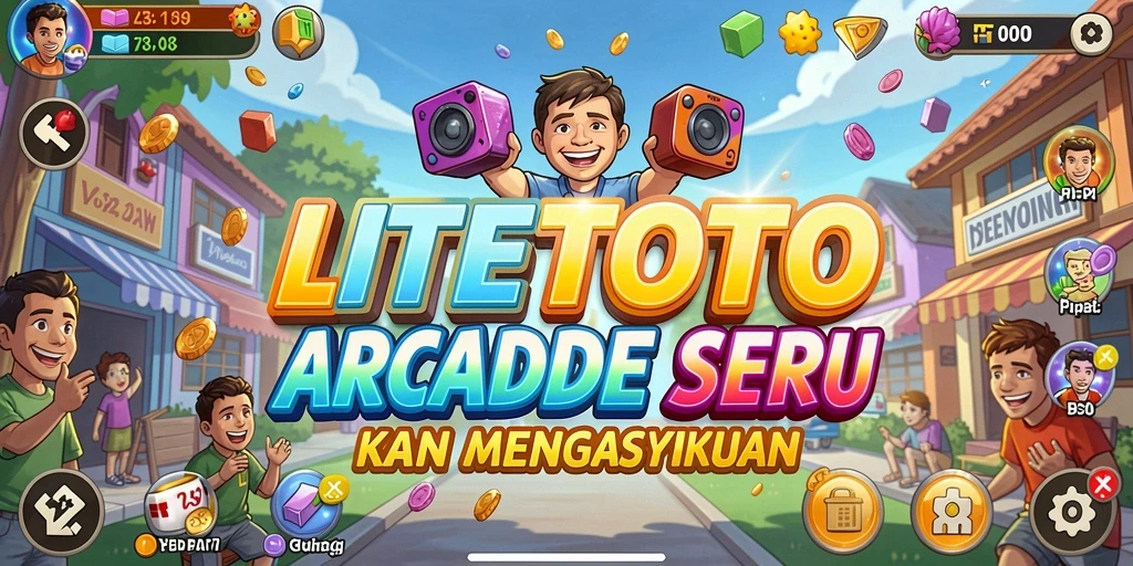 Tampilan gameplay LITETOTO yang menarik dan penuh warna.