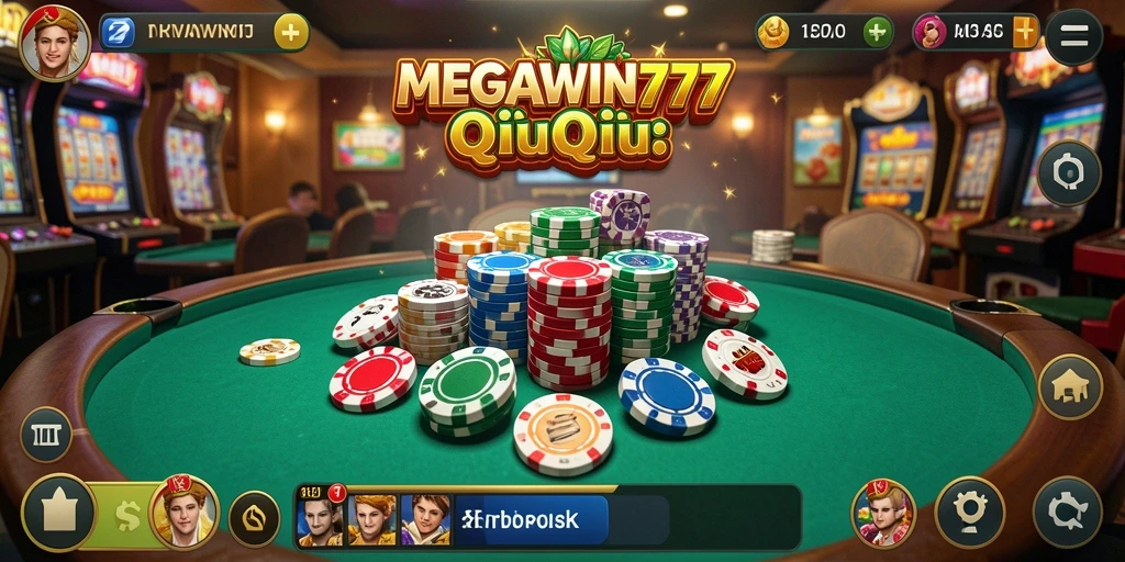 Tampilan gameplay seru dalam MEGAWIN777 dengan teman-teman.