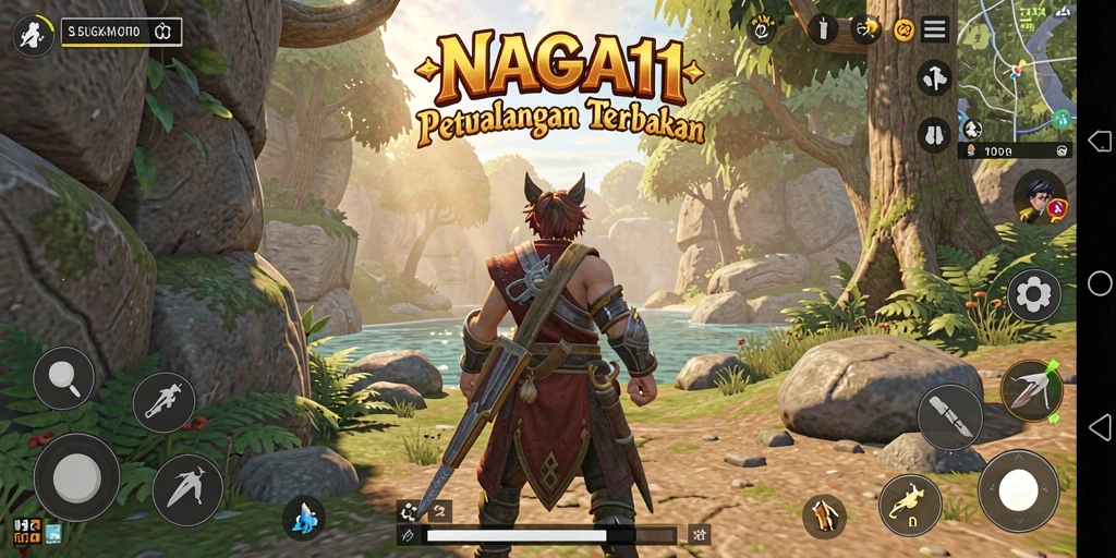 Tangkap momen seru dalam gameplay Open World NAGA11.