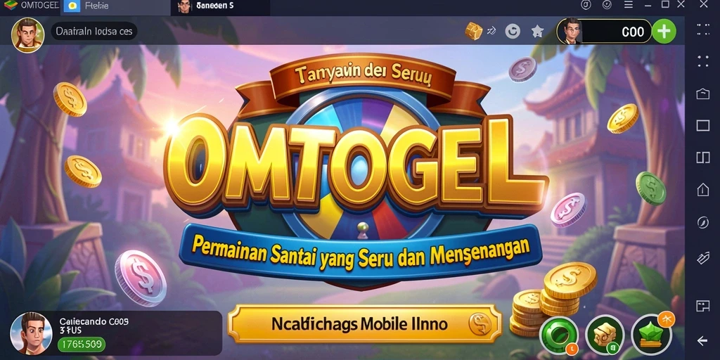Tampilan gameplay OMTOGEL yang menarik dan penuh warna.