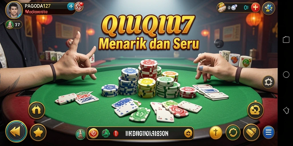 Tampilan gameplay QiuQiu yang memukau dan interaktif.