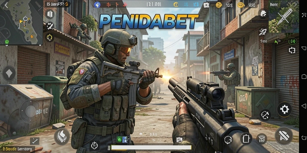 Tampilan gameplay mendebarkan dalam game PENIDABET, penuh aksi dan strategi.