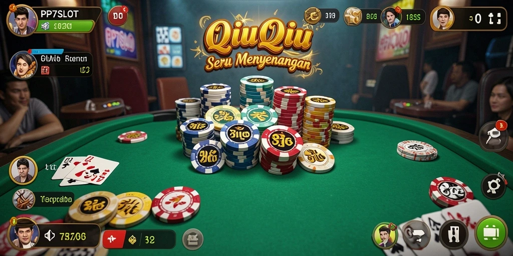 Screenshot utama menunjukkan gameplay seru QiuQiu di PP7SLOT.