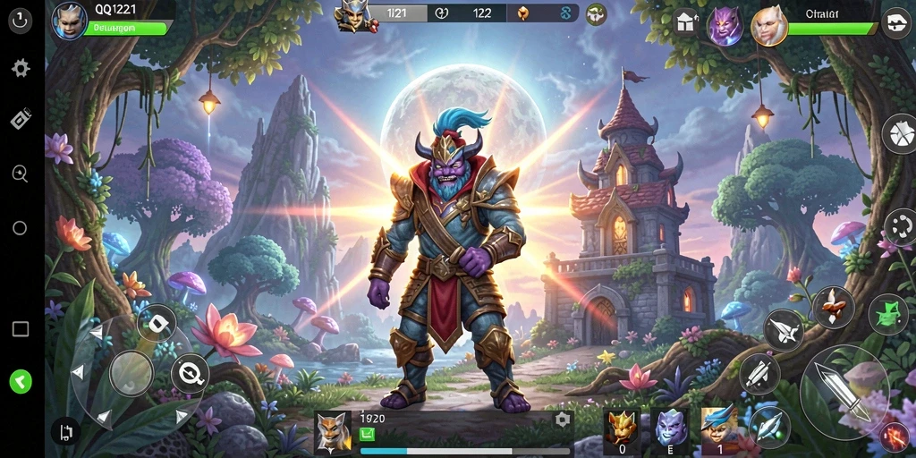 Tangkapan layar menunjukkan momen seru dalam gameplay QQ1221 dengan grafik yang menakjubkan.