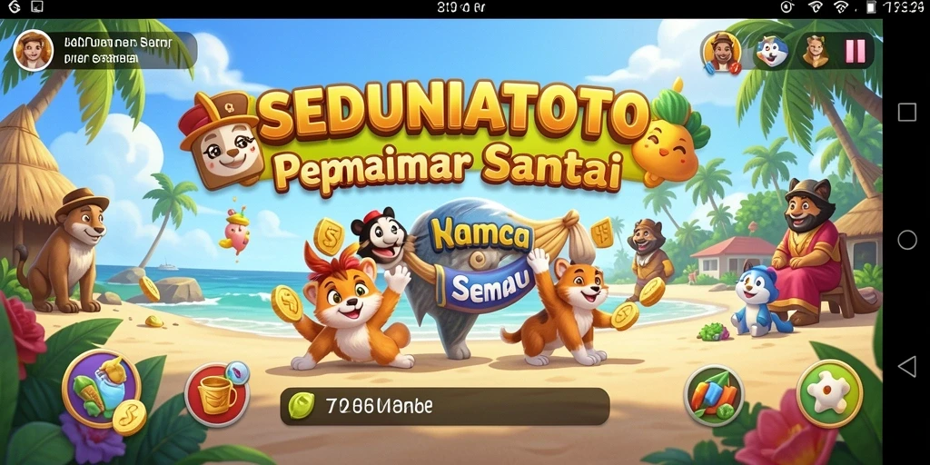 Tampilan gameplay SEDUNIATOTO yang menarik dan seru.