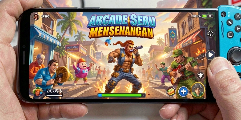 Screenshot SR996 menunjukkan gameplay yang dinamis dan seru.
