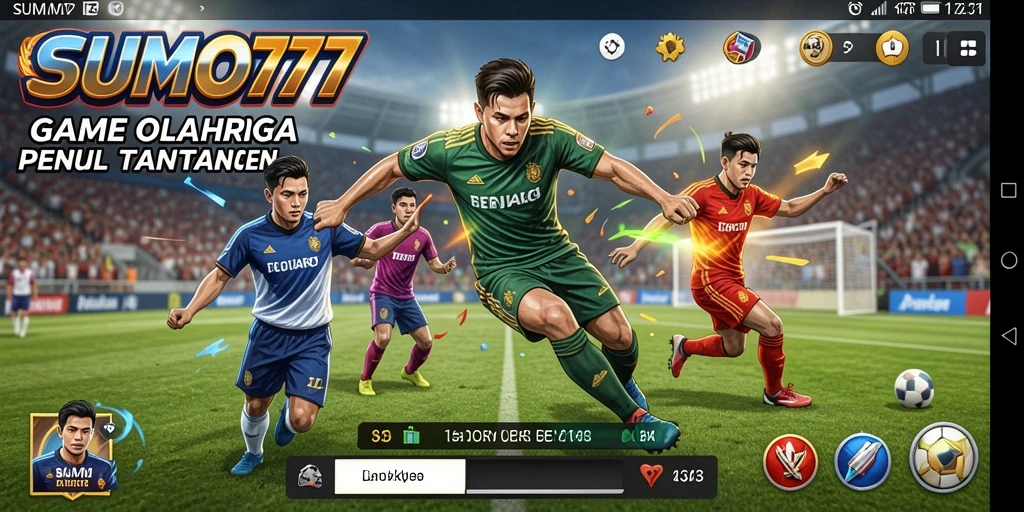 Tampilan gameplay <strong>SUMO777</strong> yang mendebarkan saat pertandingan berlangsung.