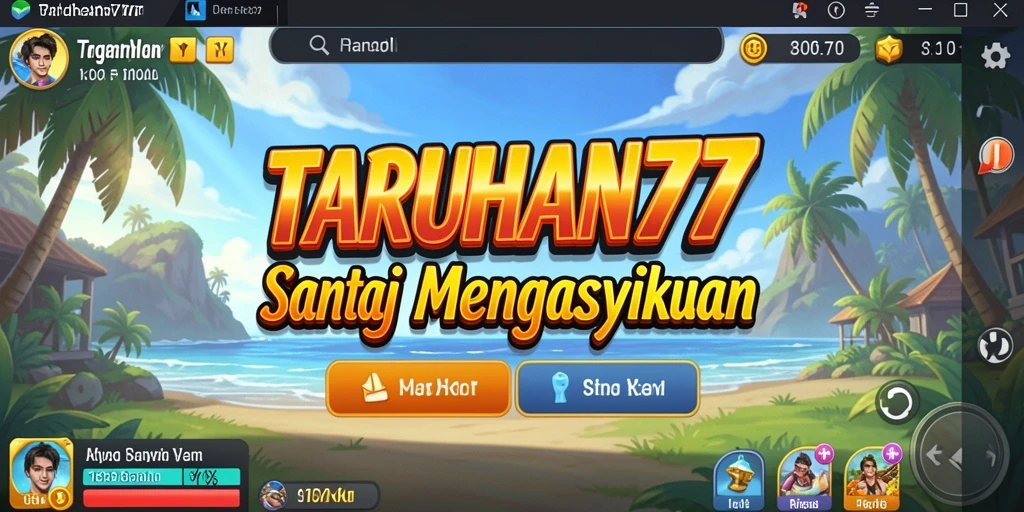 Tampilan gameplay casual yang seru dan menghibur dari TARUHAN77.