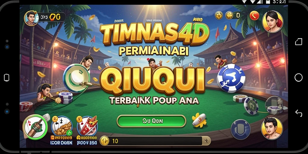 Tampilan gameplay QiuQiu yang seru dan menarik di TIMNAS4D.